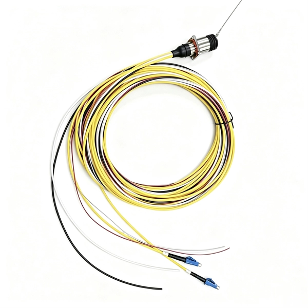Single-mode eight-core outdoor optical fiber