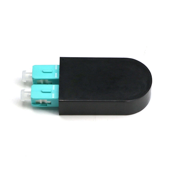 Drop cable fiber optic connection