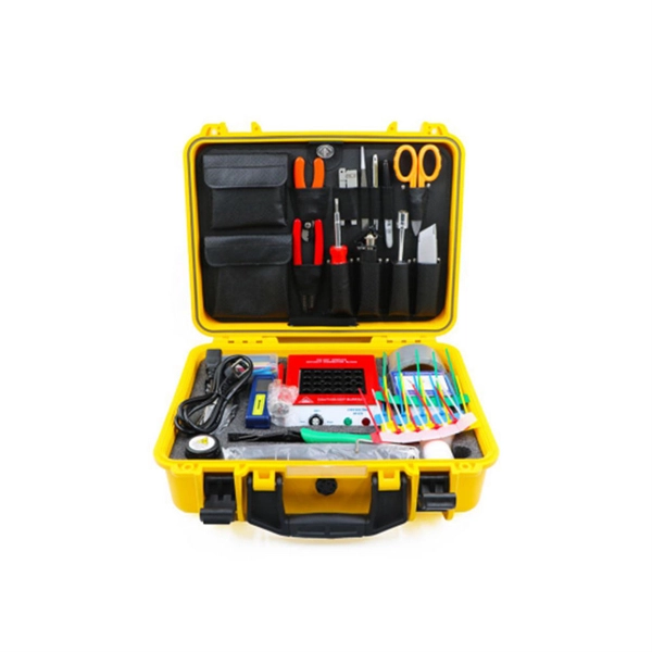 Techniques for stripping cylindrical fiber optic cable junction boxes